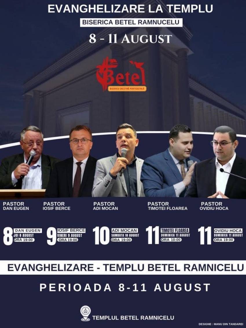 Evanghelizare la Biserica Betel Râmnicelu