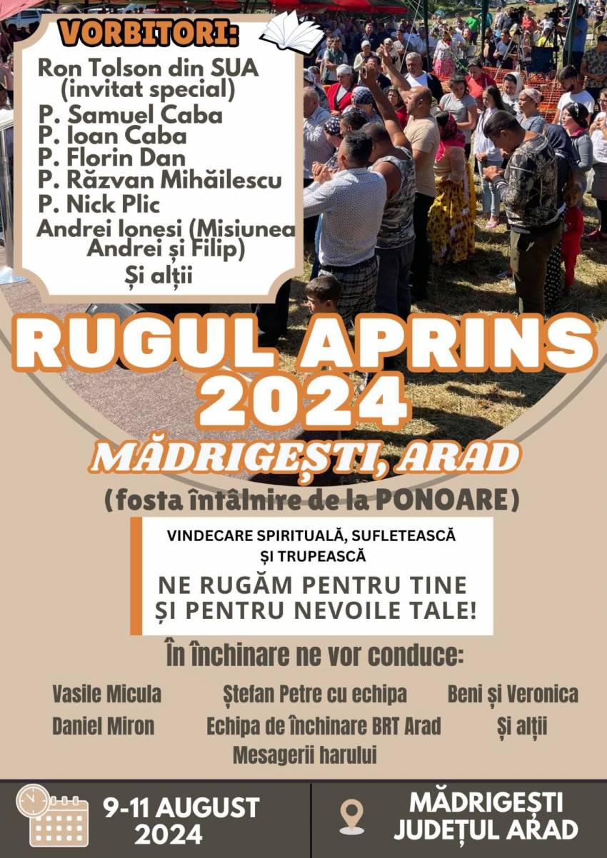 Rugul Aprins 2024 la Mădrigești, Arad
