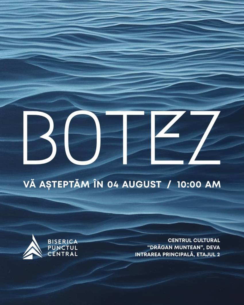 Botez la Biserica Punctul Cental Deva