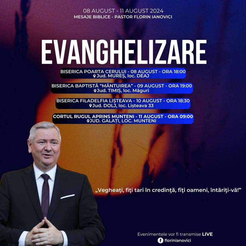 Evanghelizare cu Florin Ianovici
