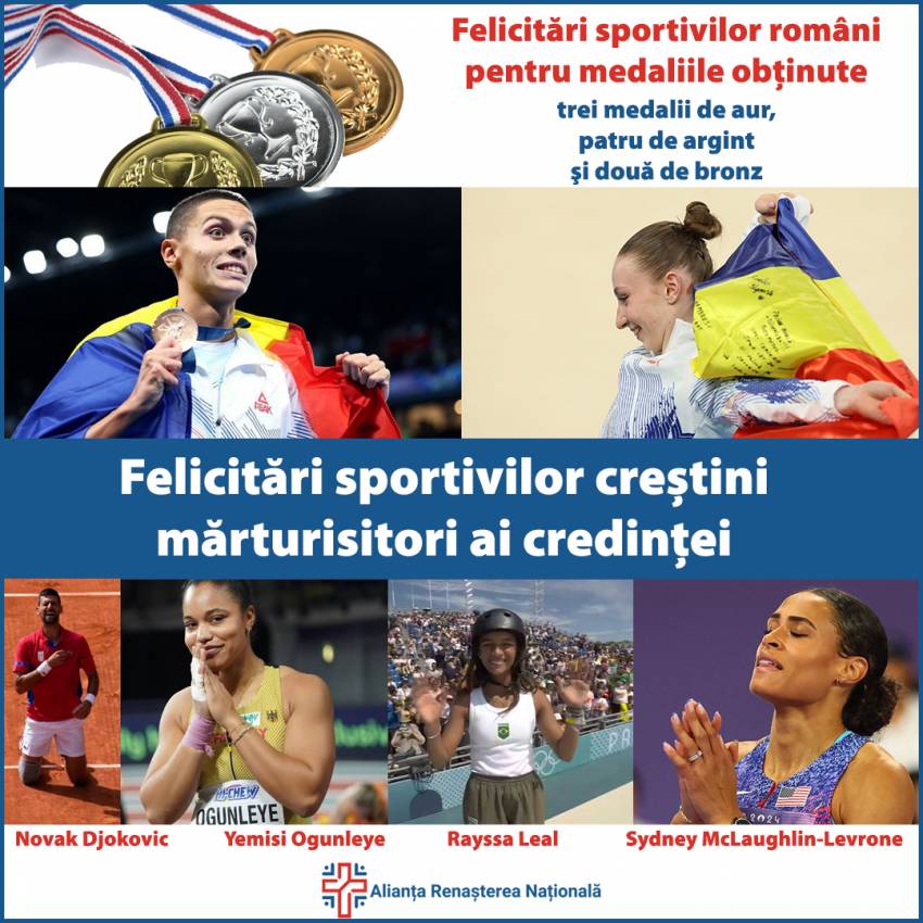 Octavian Alexandrescu ◉ Felicitări sportivilor creștini mărturisitori ai credinței!