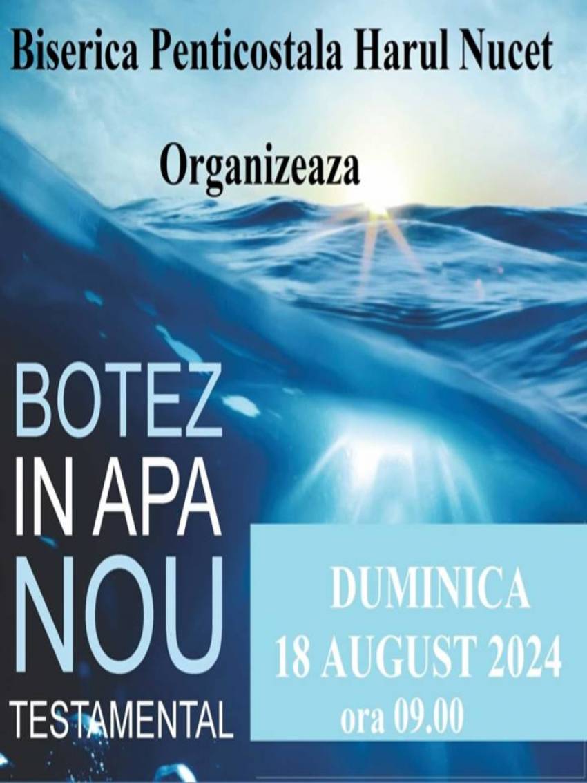 Botez la Biserica Harul Nucet