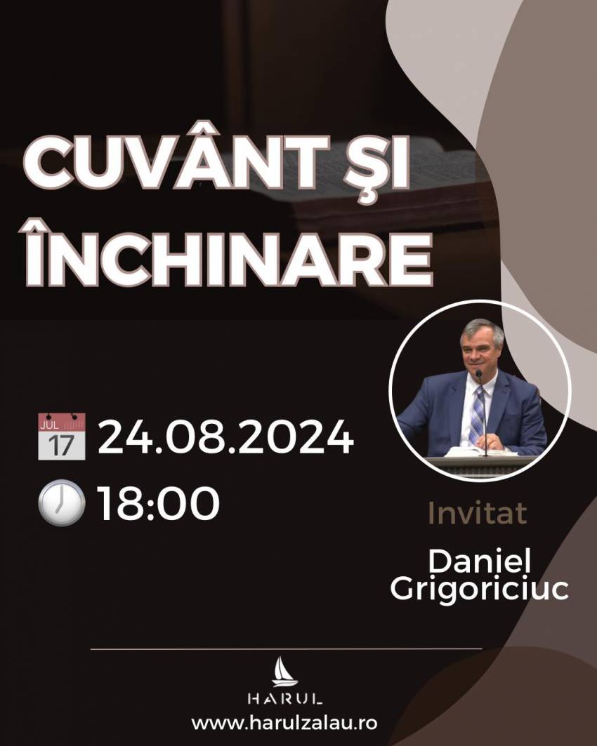 Daniel Grigoriciuc la Biserica Harul Zalău