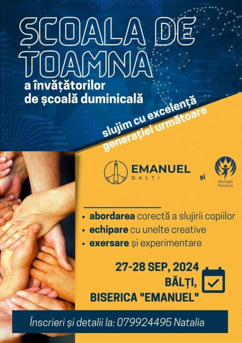 Seminar la Biserica Emanuel Bălți