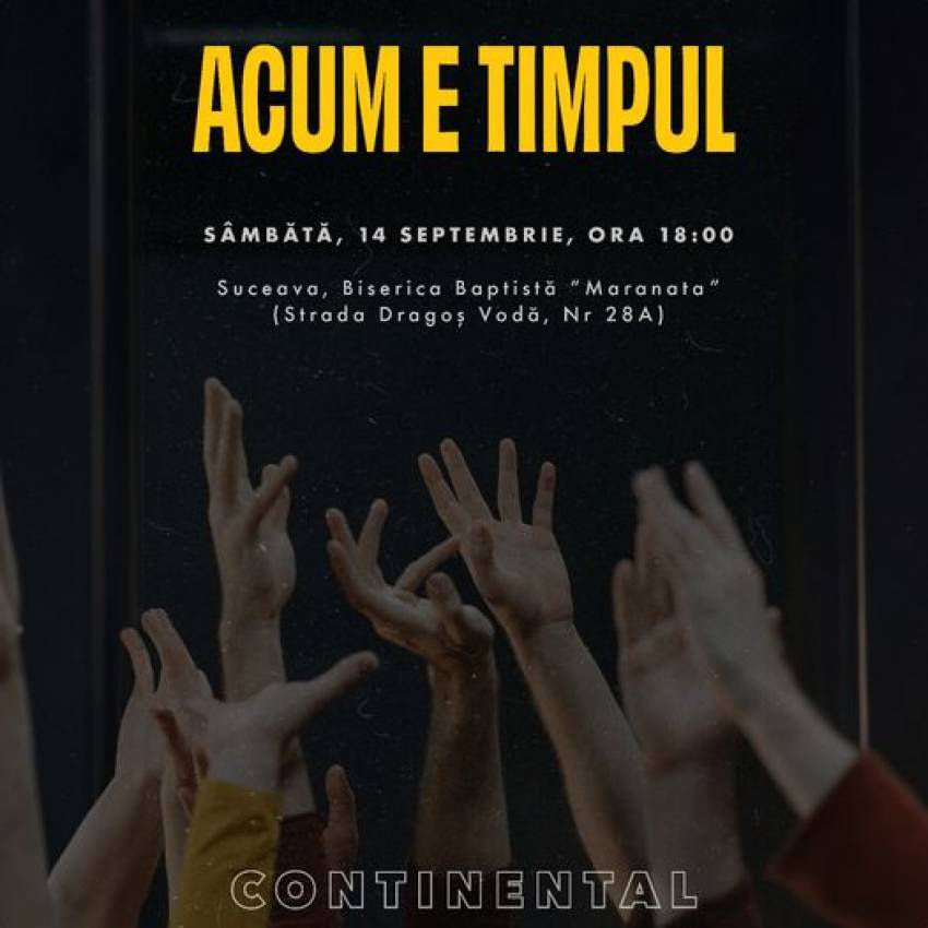 CONTINENTAL la Biserica Maranatha Suceava