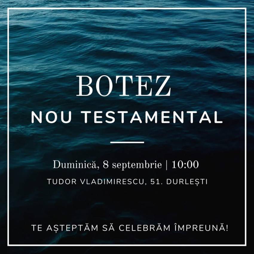 Botez la Biserica Metanoia Chișinău