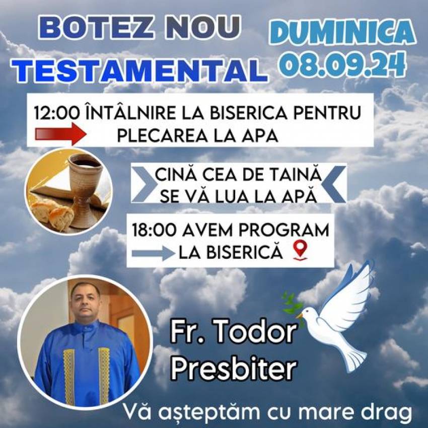 Botez la Biserica Maranata Graz