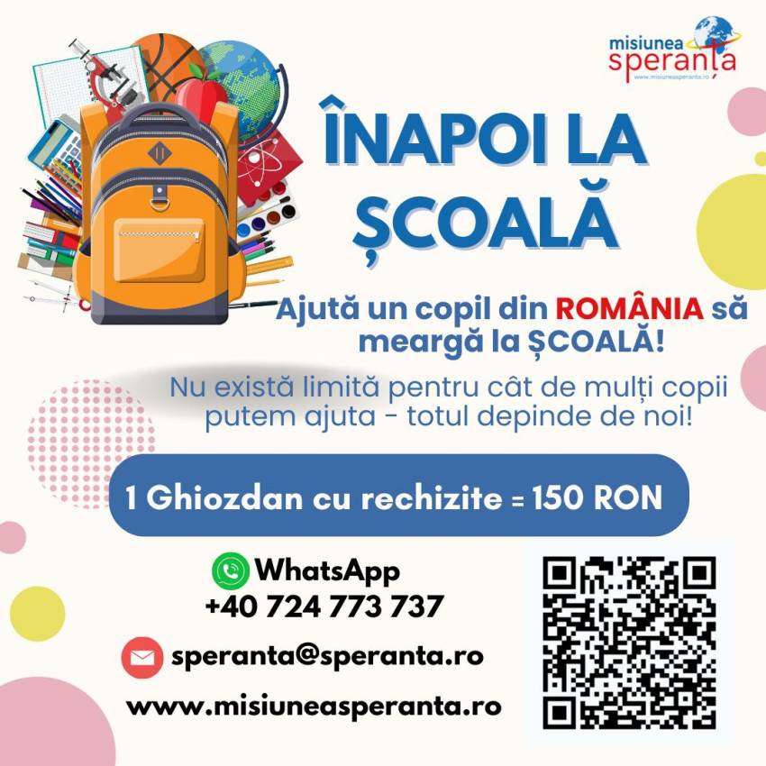 Misiunea Speranța: Un proiect cu suflet pentru copiii din România