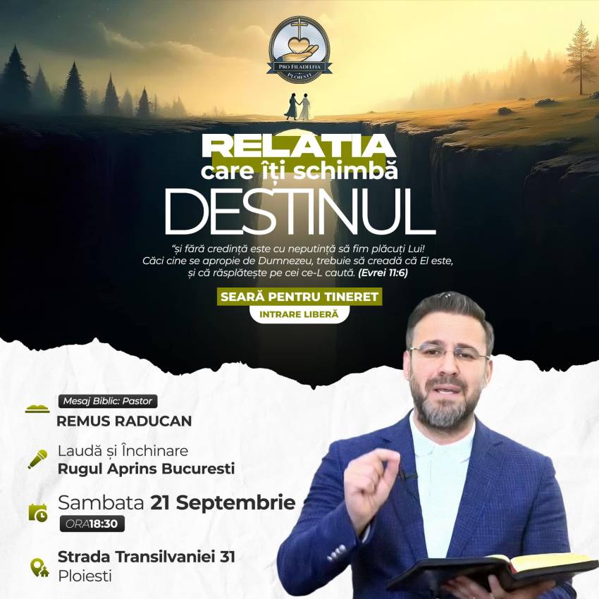 Remus Răducan la Biserica ProFiladelfia Ploiești