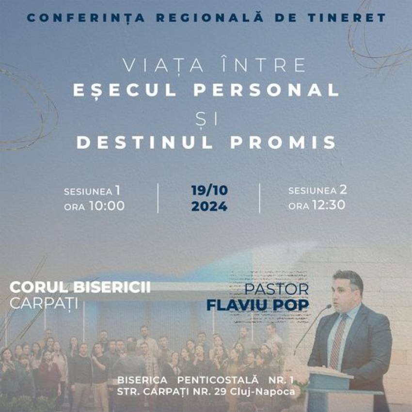 Conferință regională de tineret la Biserica Carpați Cluj-Napoca