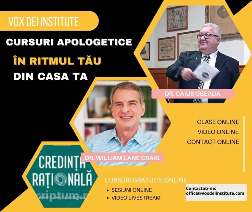 Institutul de Apologetica Vox Dei: Cursuri online de apologetică creștină