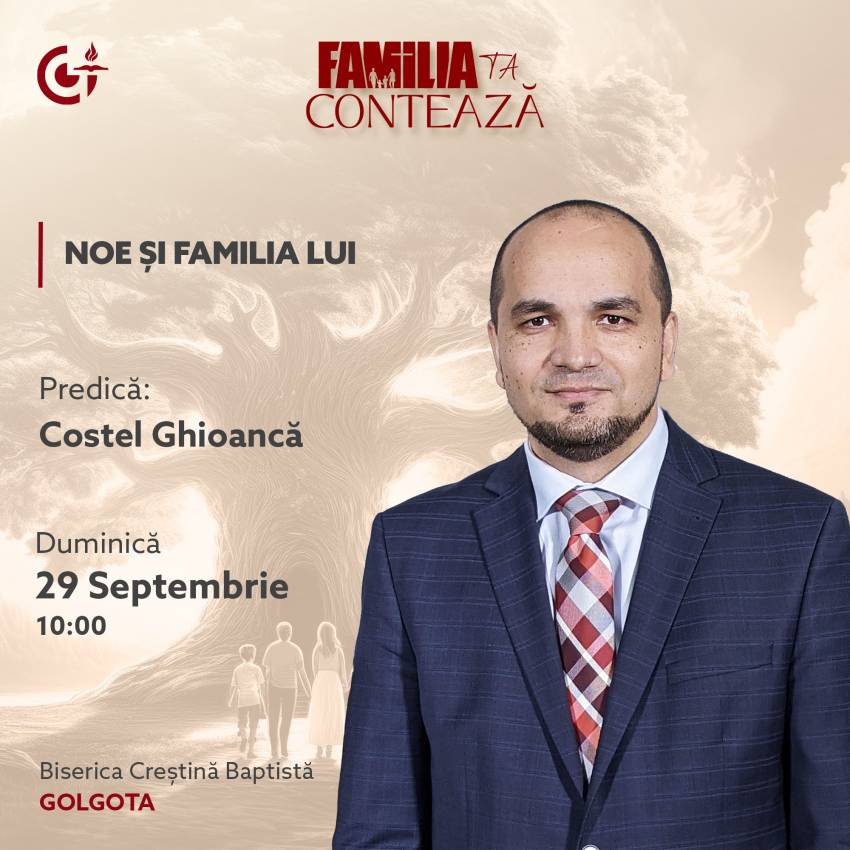 Costel Ghioancă la Biserica Golgota Timișoara