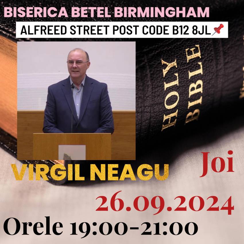 Virgil Neagu la Biserica Betel Birmingham