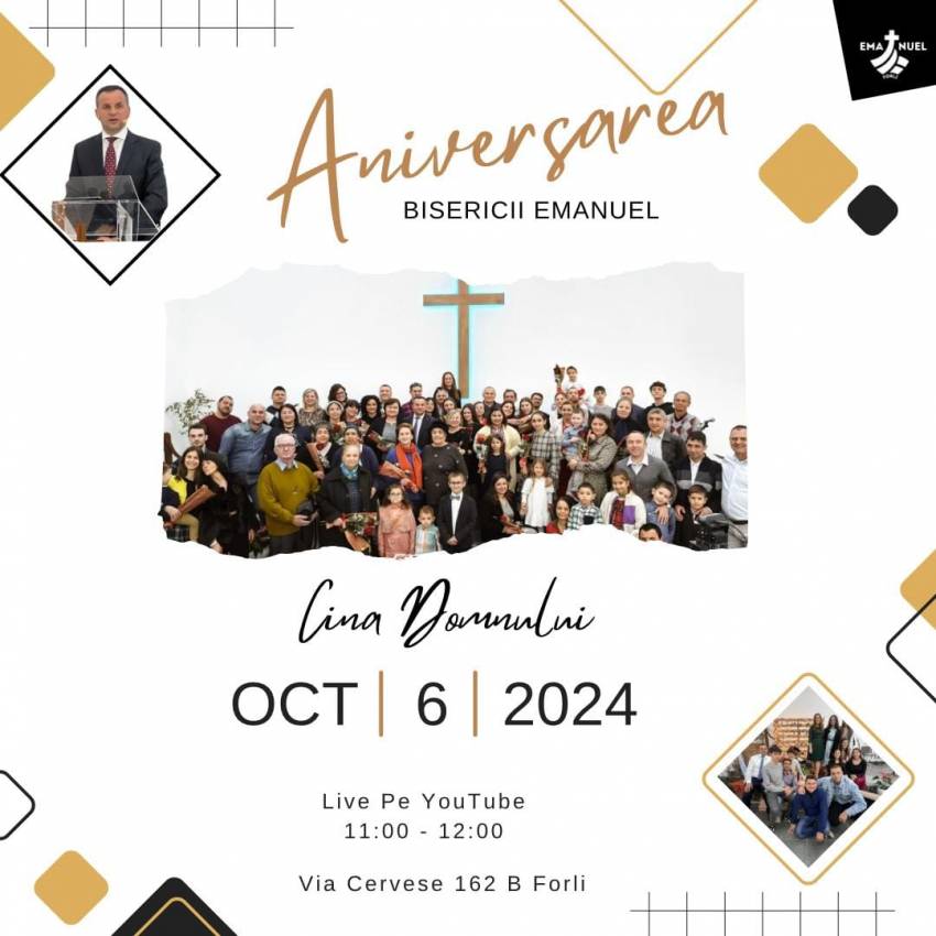 Aniversare 14 de ani la Biserica Emanuel Forli