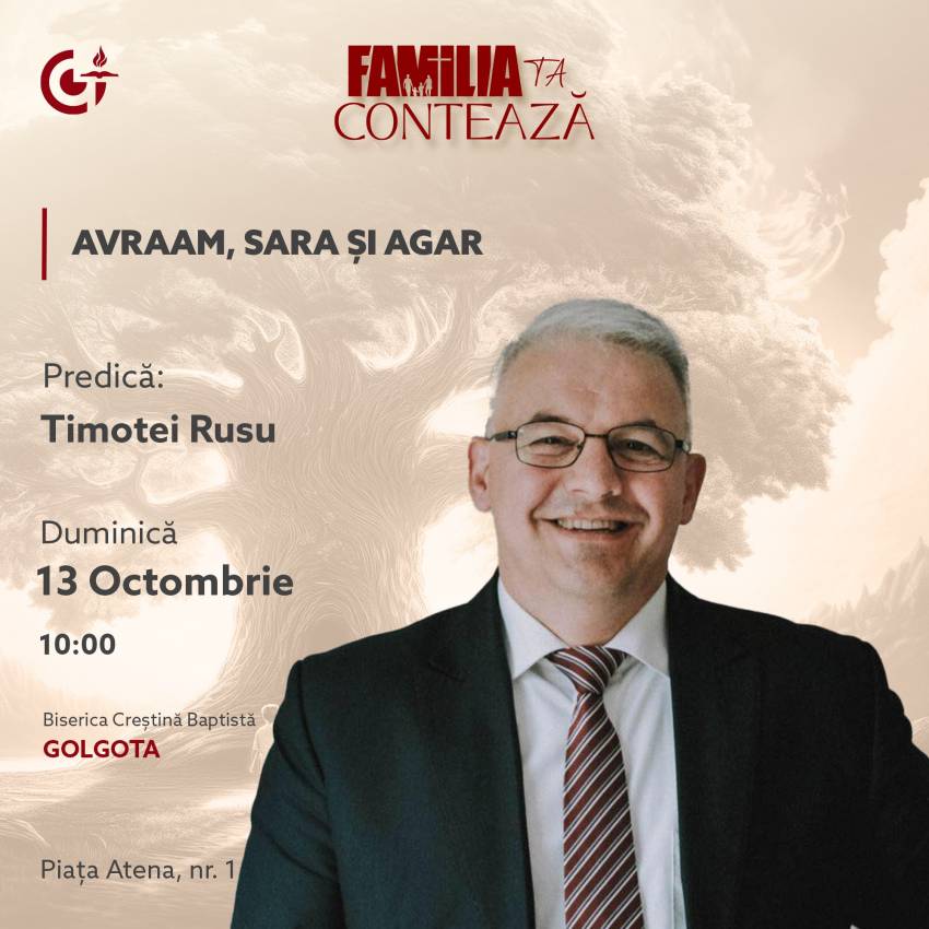 Timotei Rusu la Biserica Golgota Timișoara
