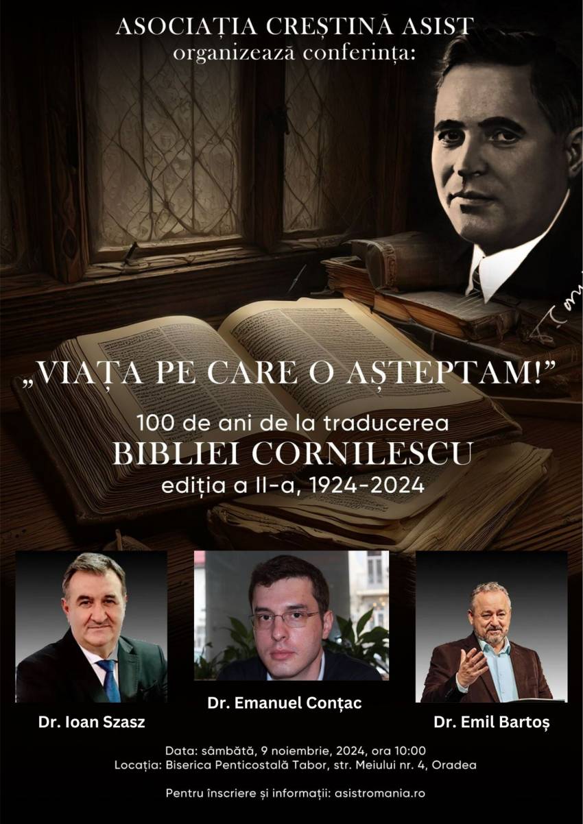 Conferința Cornilescu Centenar la Biserica Tabor Oradea