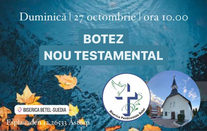 Botez la Biserica Betel Åstorp
