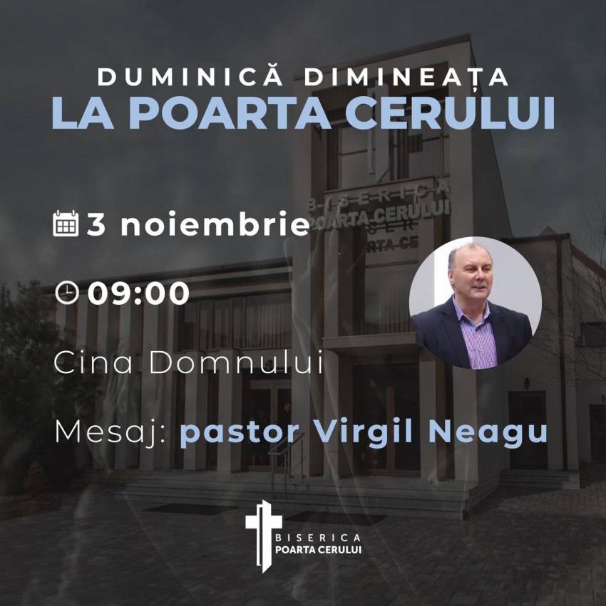Virgil Neagu la Biserica Poarta Cerului Timișoara