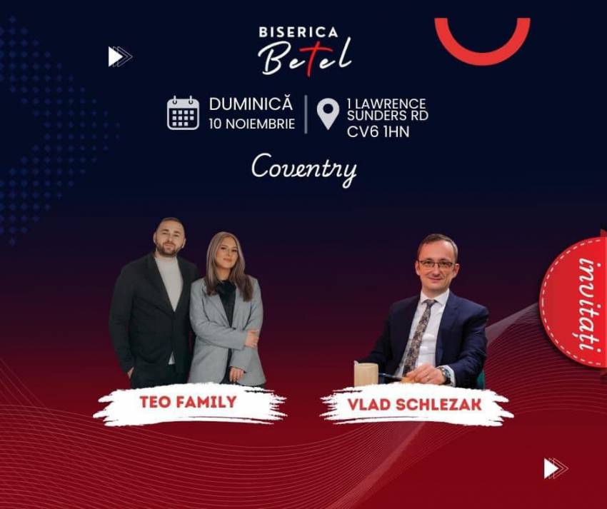 Vlad Schlezak & Teo Family la Biserica Betel Coventry 