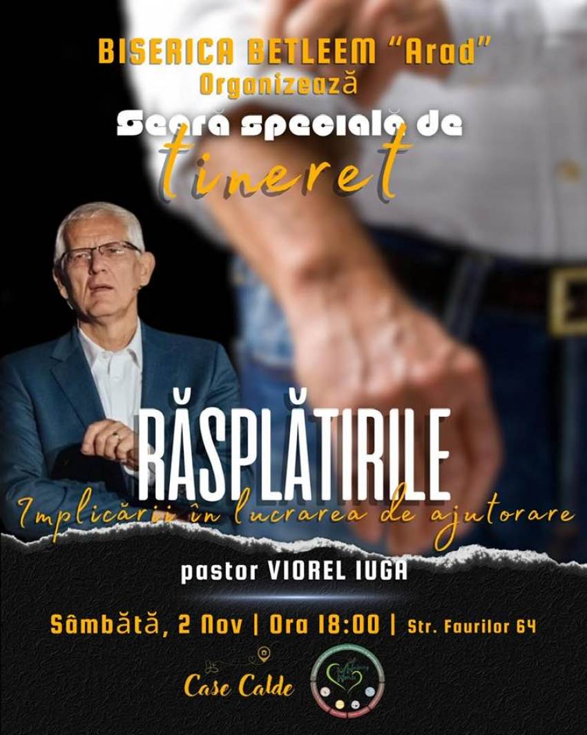 Viorel Iuga la Biserica Betleem Arad