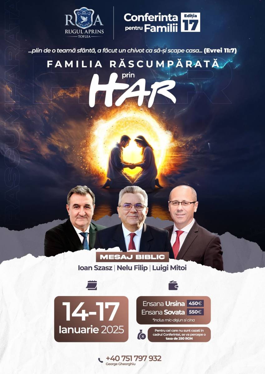 Conferință pentru familii la Sovata