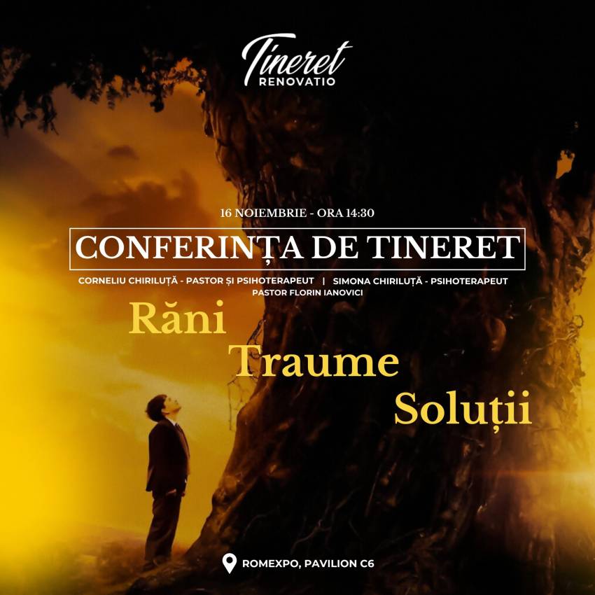 Conferință de tineret la Biserica Renovatio București