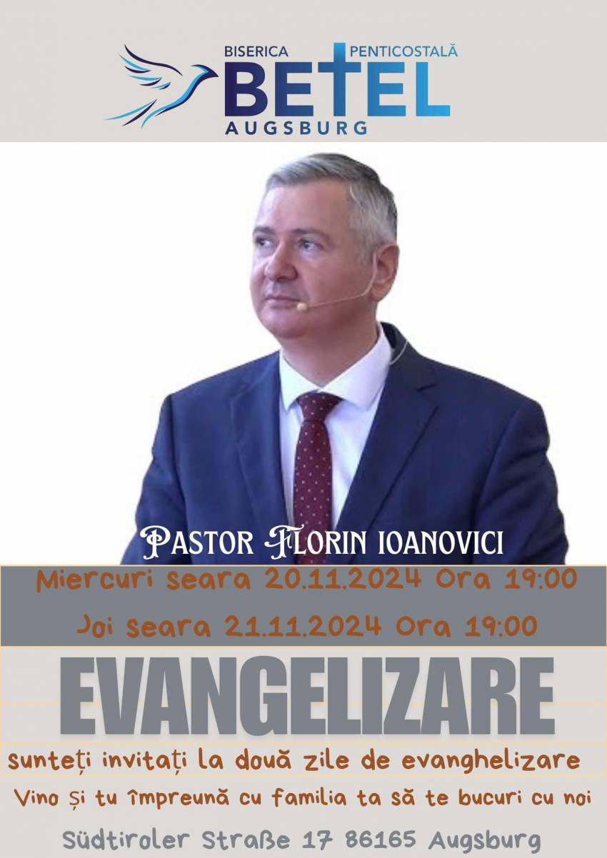 Florin Ianovici la Biserica Betel Augsburg 