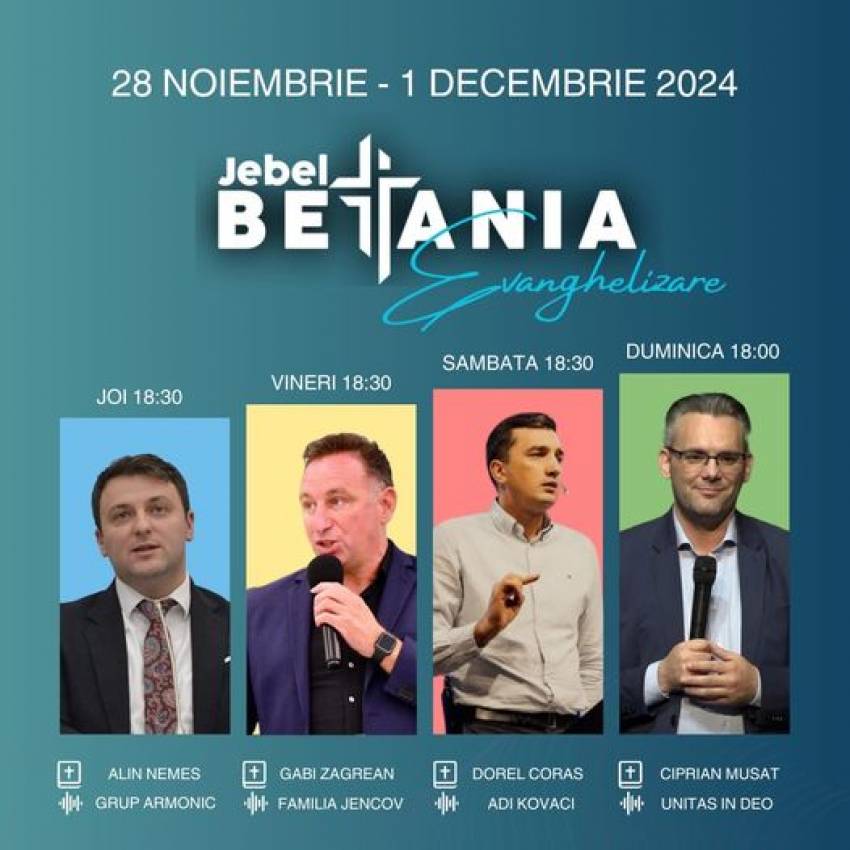 Seri de evanghelizare la Biserica Betania Jebel