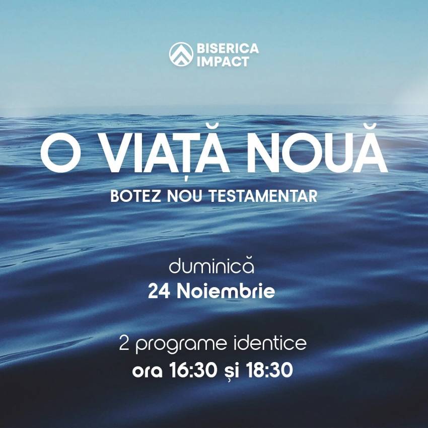 Botez la Biserica Impact Timișoara