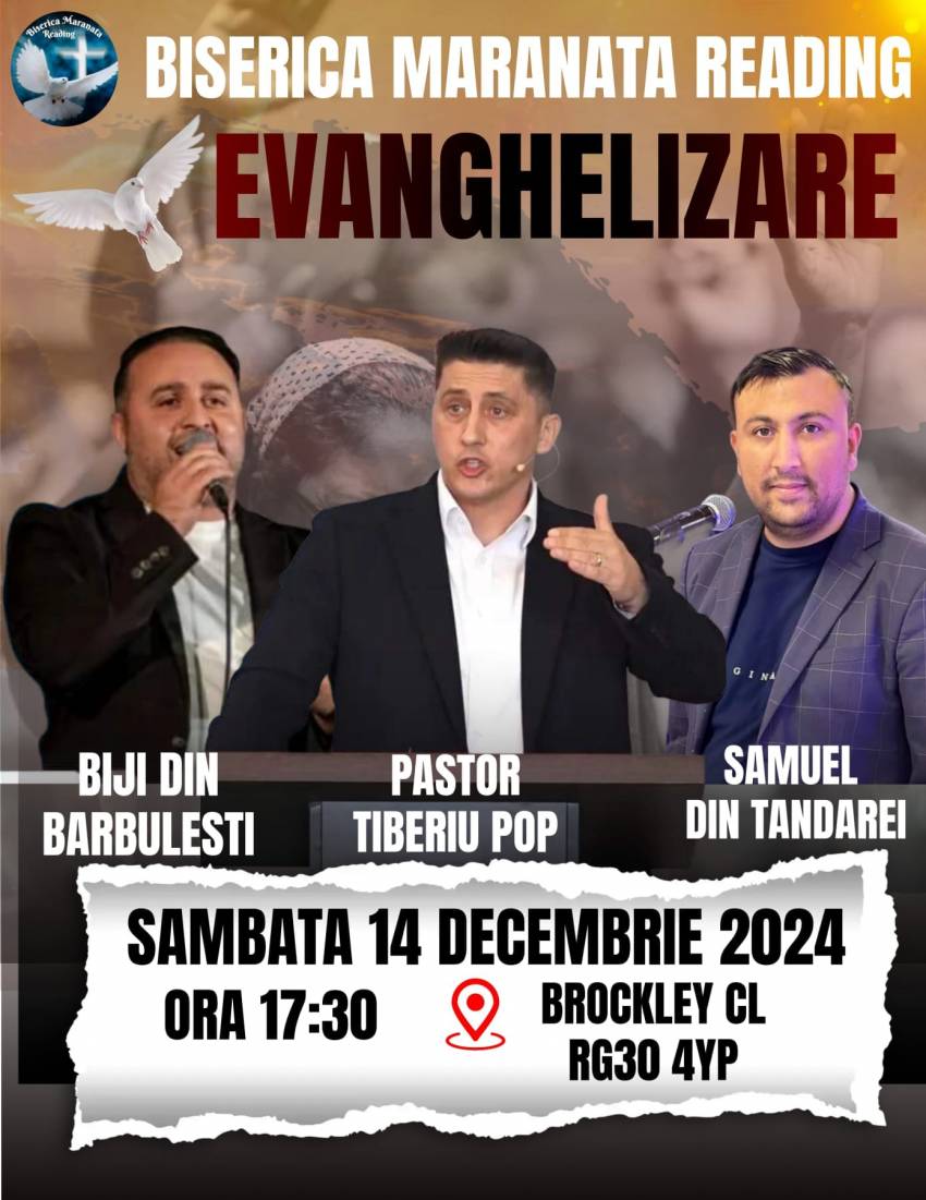 Tiberiu Pop la Biserica Maranata Reading