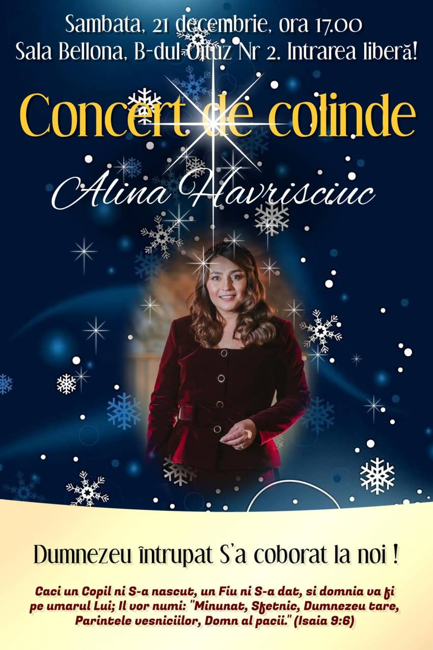 Concert de colinde la Onești