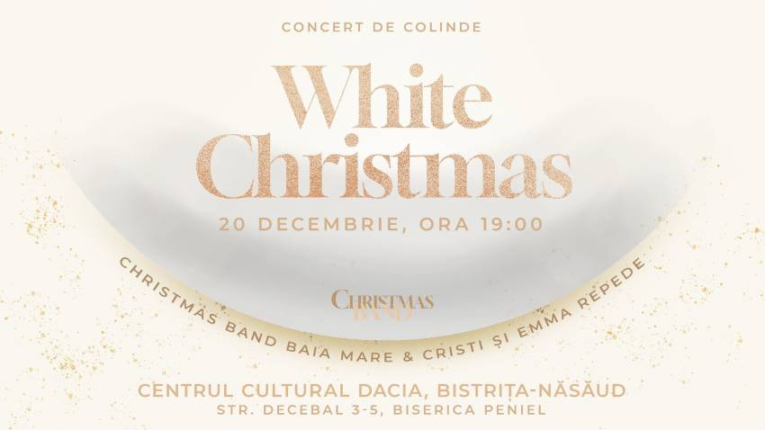 Concert de colinde la Centrul Cultural Dacia Bistrița