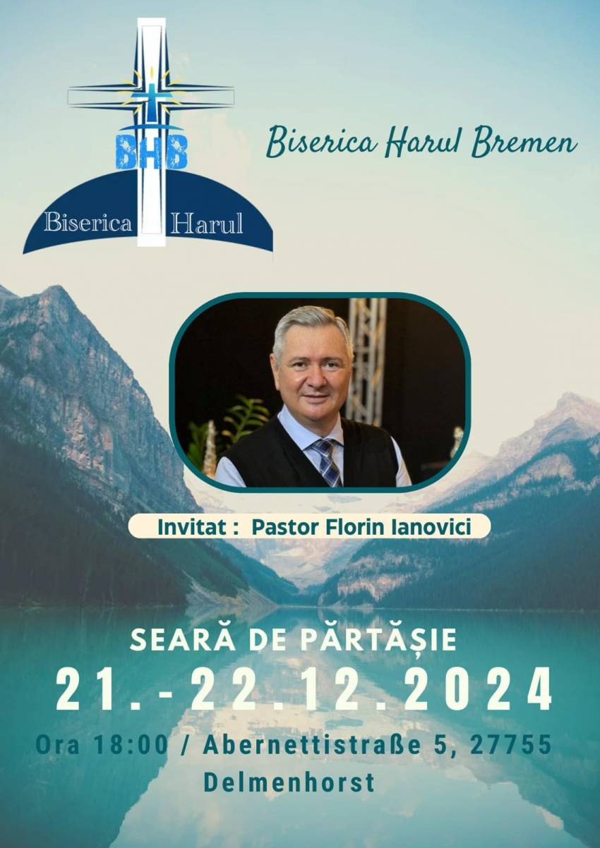 Florin Ianovici la Biserica Harul Bremen