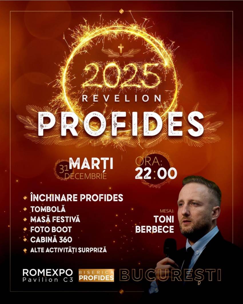 Revelion la Biserica Profides București