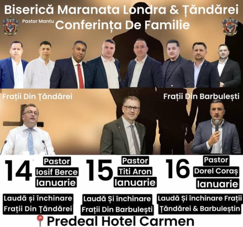Conferință pentru familii la Predeal