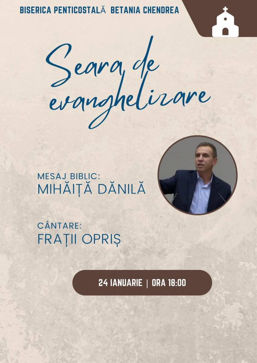 Mihăiță Dănilă la Biserica Betania Chendrea