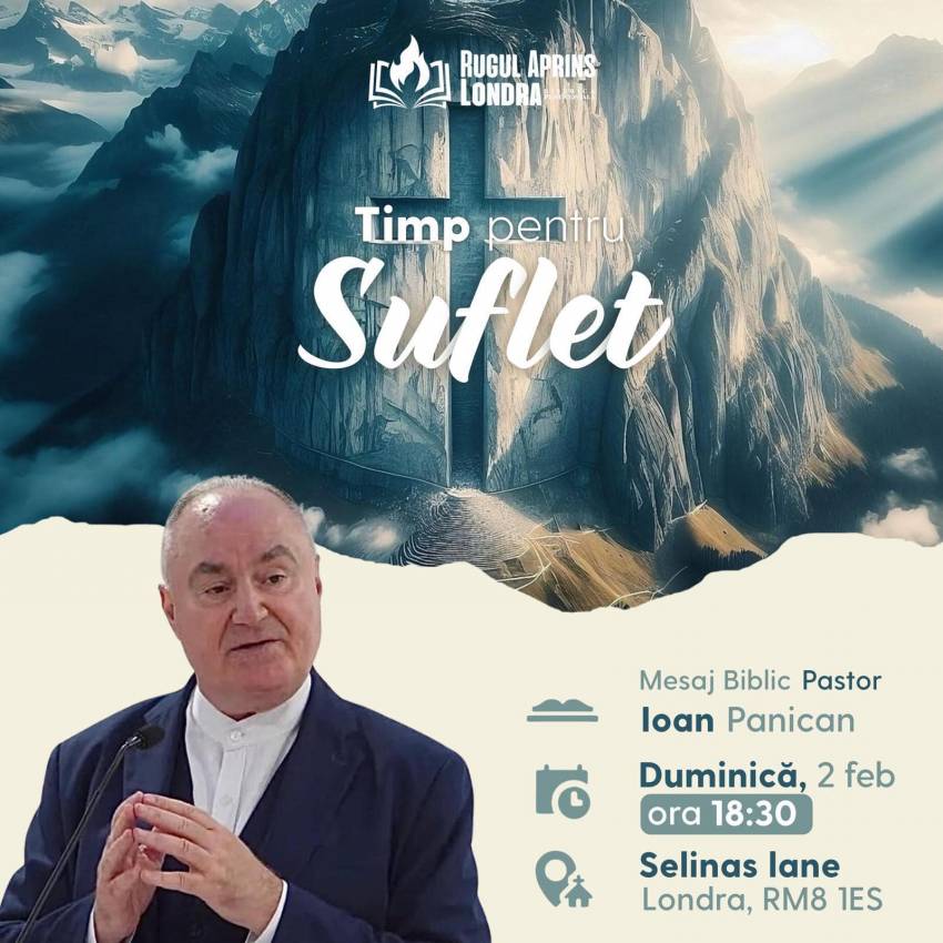 Ioan Panican la Biserica Rugul Aprins Londra