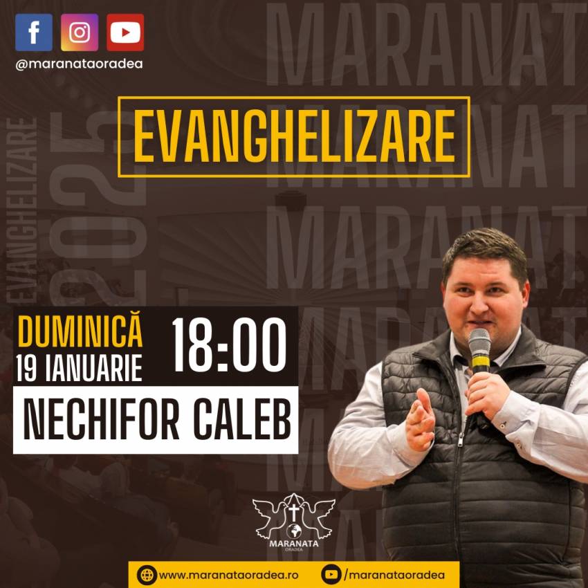 Caleb Nechifor la Biserica Maranata Oradea