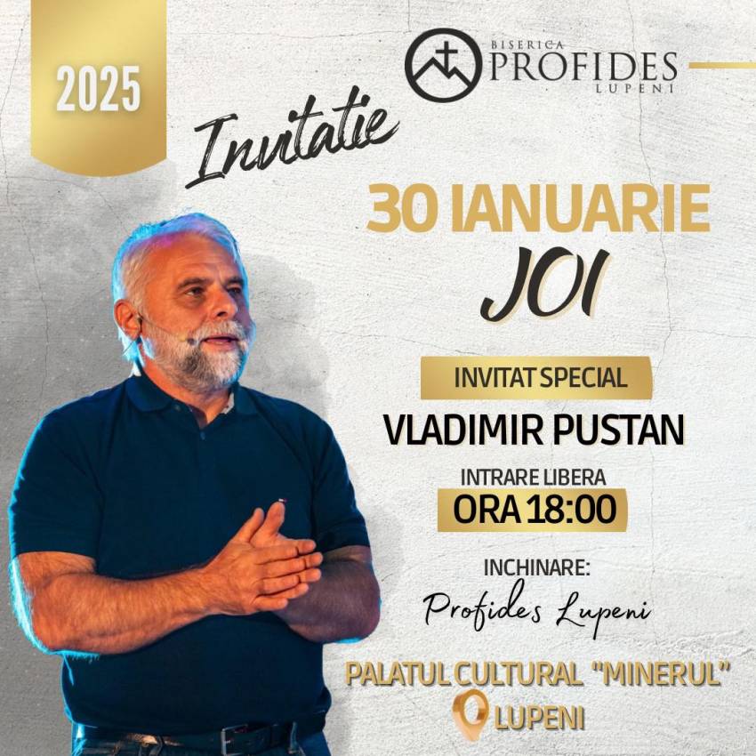 Vladimir Pustan la Palatul Cultural 