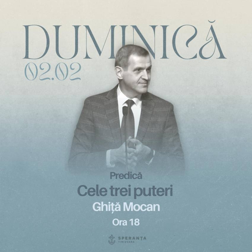Ghiță Mocan la Biserica Speranța Timișoara