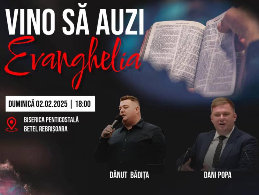 Dani Popa la Biserica Betel Rebrișoara