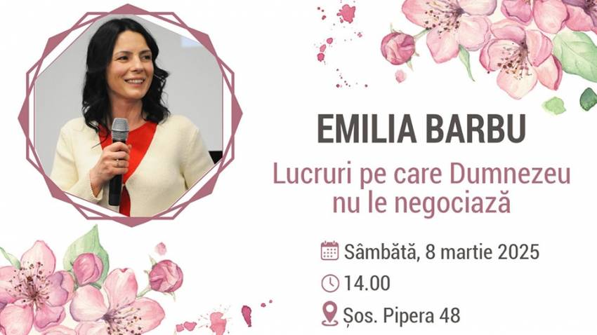 Conferința “Lucruri pe care Dumnezeu nu le negociază” la Biserica Dunamis București