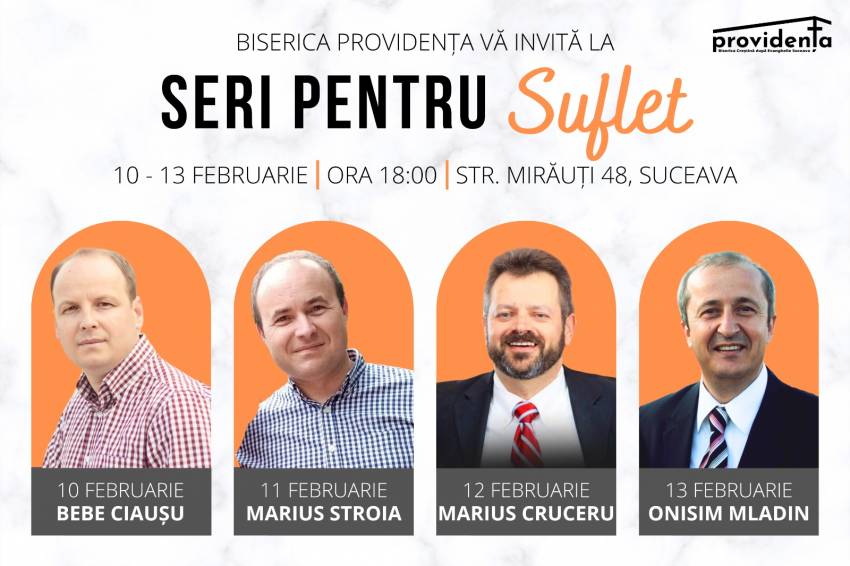 Seri de evanghelizare la Biserica Providența Suceava