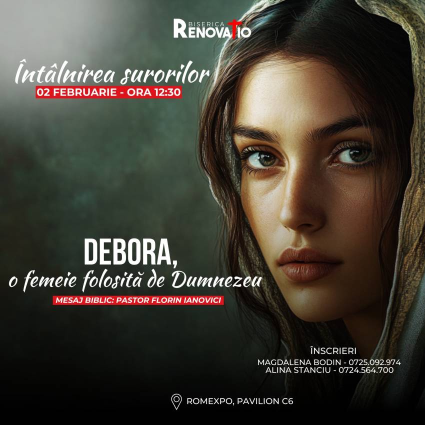 Conferință pentru femei la Biserica Renovatio Bucureşti