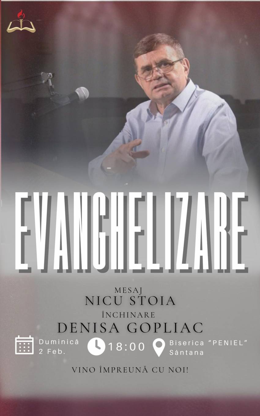 Nicu Stoia la Biserica Peniel Sântana