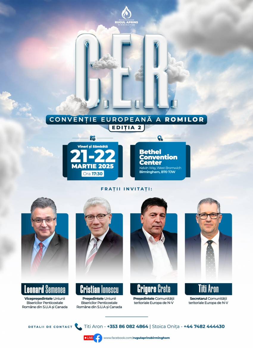 Convenția Europeană a Romilor la Birmingham
