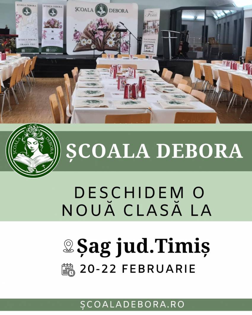 Înscriere la Școala Debora