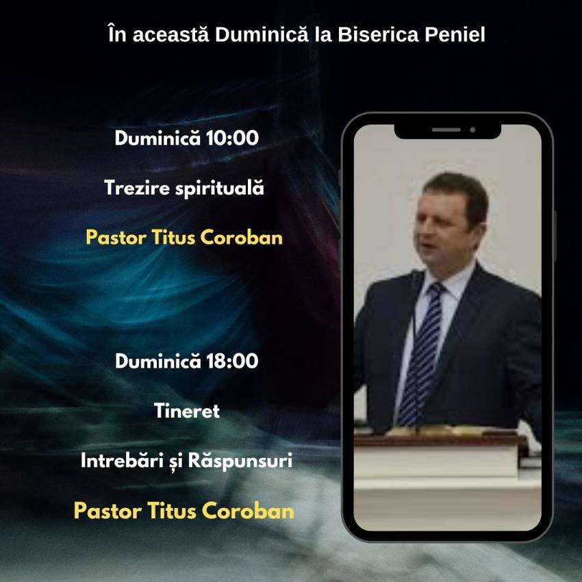 Titus Coroban la Biserica Peniel Londra