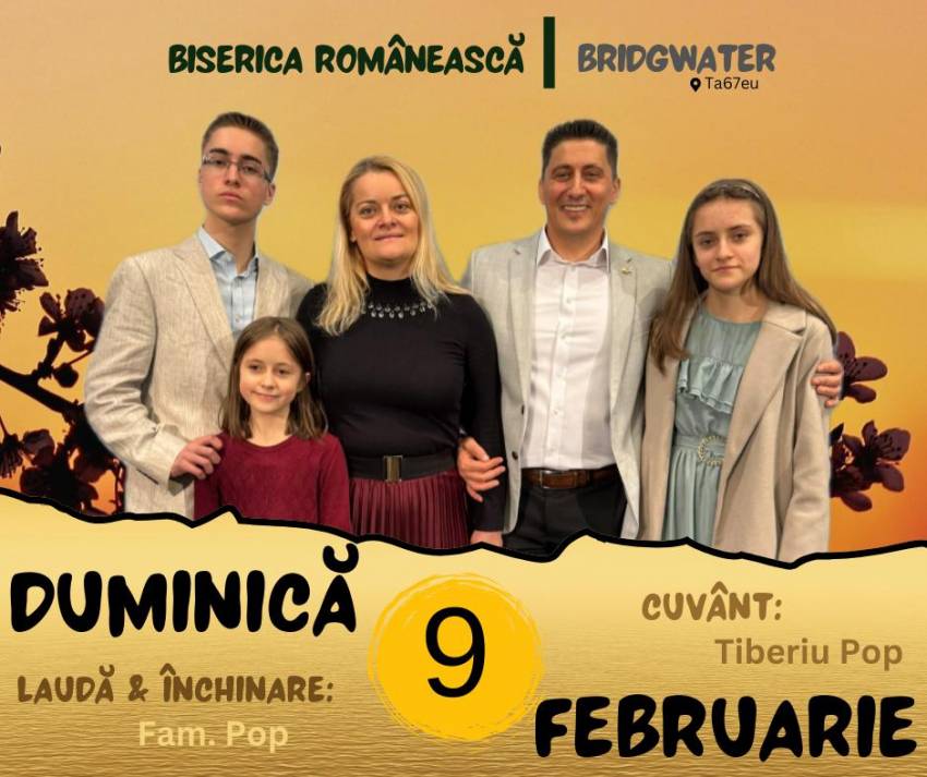 Tiberiu Pop la Biserica Penticostală din Bridgwater