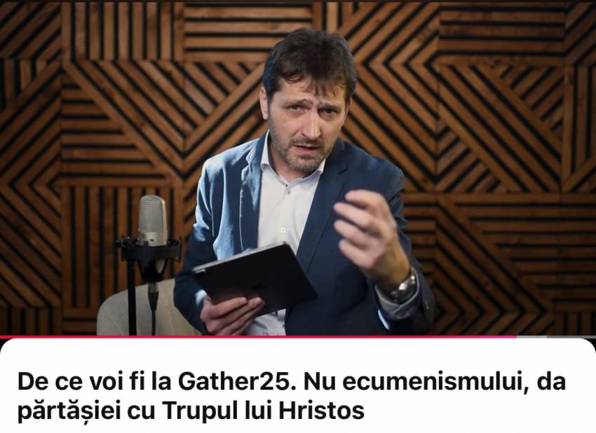 Cristian Ionescu ◉ Pastorul Vasilică Croitor încearcă să-și justifice afilierea cu un eveniment care contravine liniei de normalitate